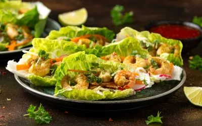 Perfect Pairing with Shrimp Lettuce Wrap