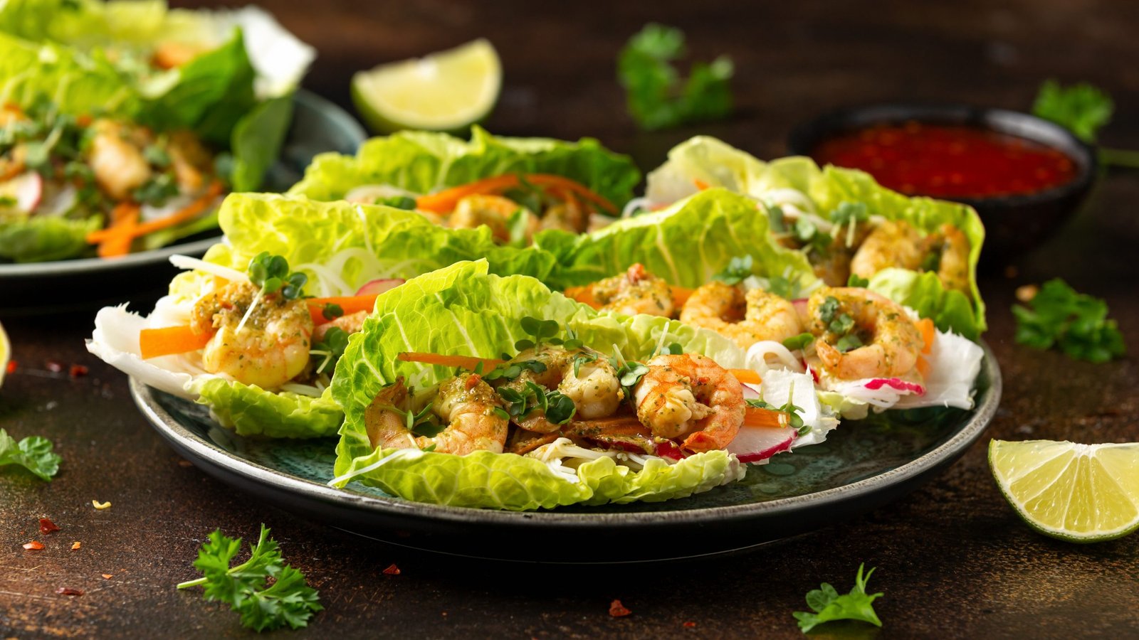 Shrimp Lettuce Wrap