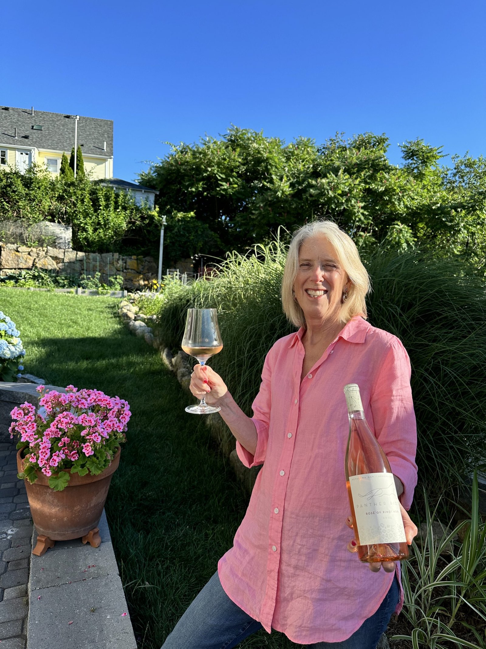 August 2024 Wine Recommendation: Panther Ridge Rose of Pinot Noir, 2023 Petaluma Gap, California
