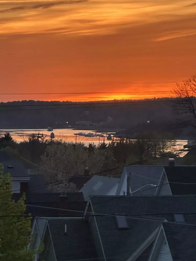 Sunset over the Annisquam River