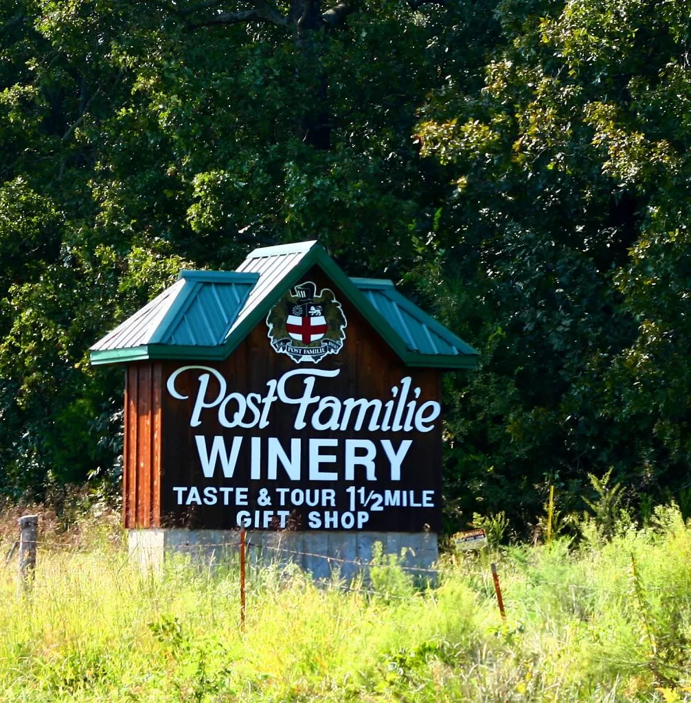 Post Familie Winery in Arkansas