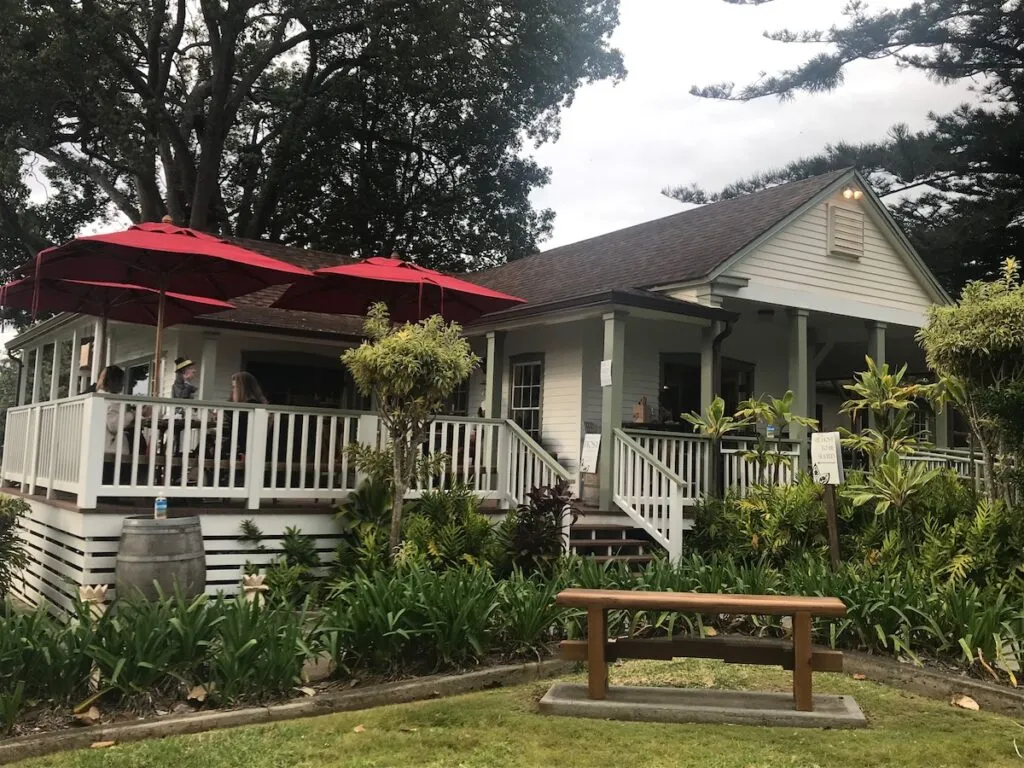 MauiWine tasting room was in the cottage