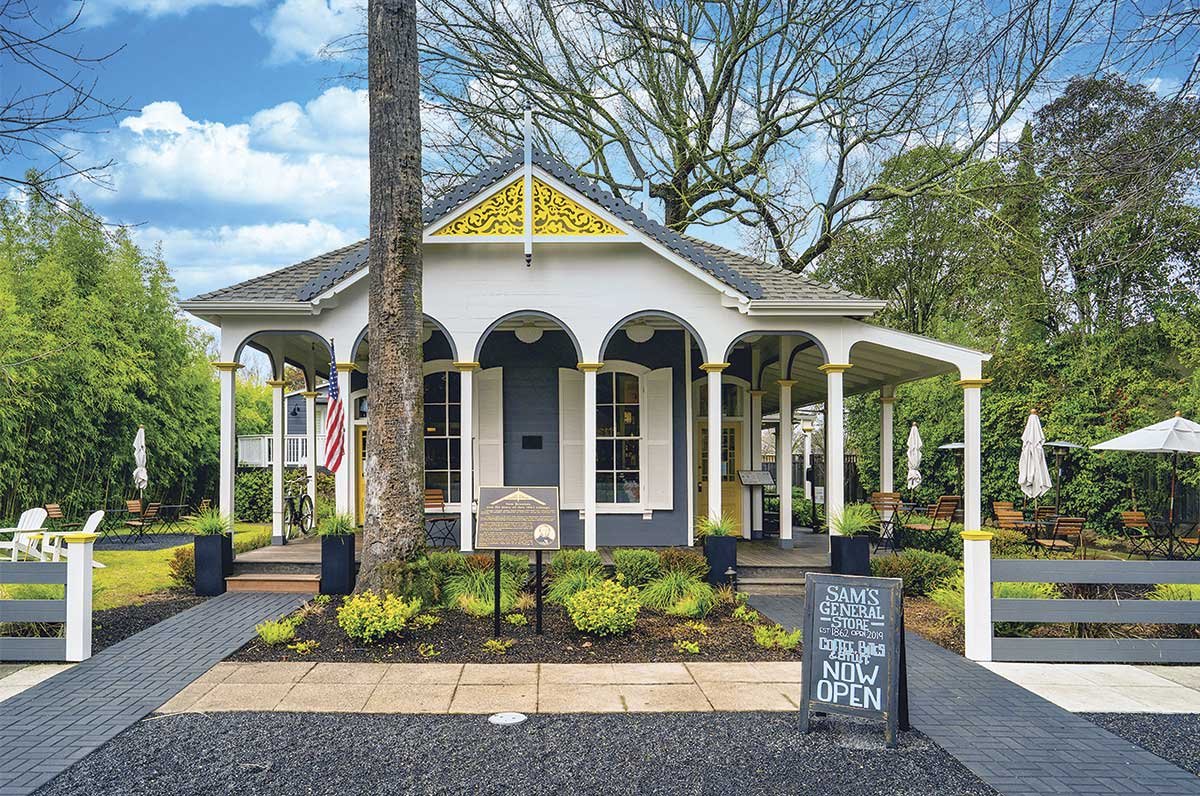 Brannan Cottage Inn and adjoining café Sam’s General Store